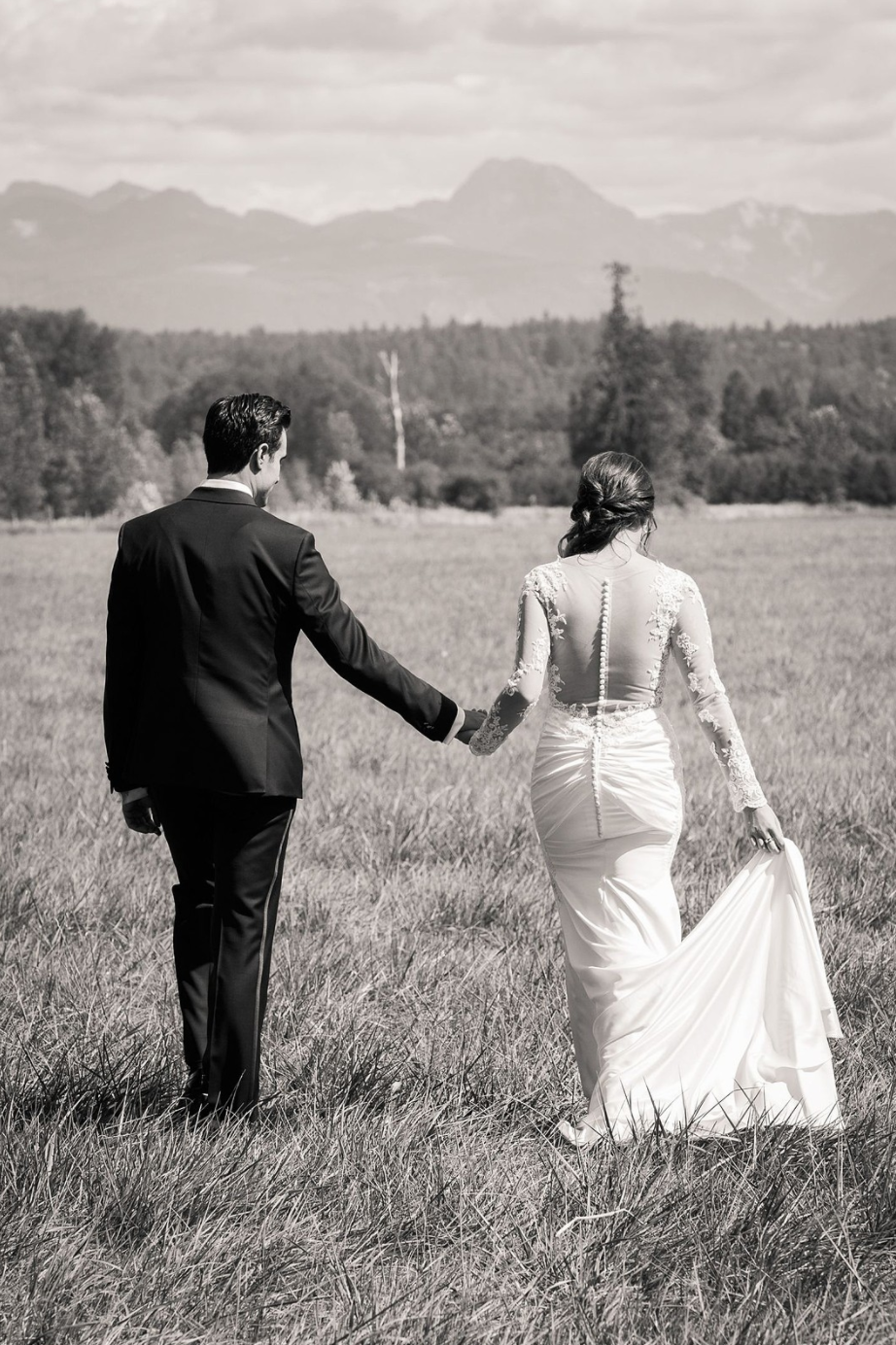 Long Sleeve Satin Wedding Dress (#Lindsey) - Dream Dresses by P.M.N.