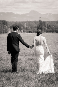 Long Sleeve Satin Wedding Dress (#Lindsey) - Dream Dresses by P.M.N.