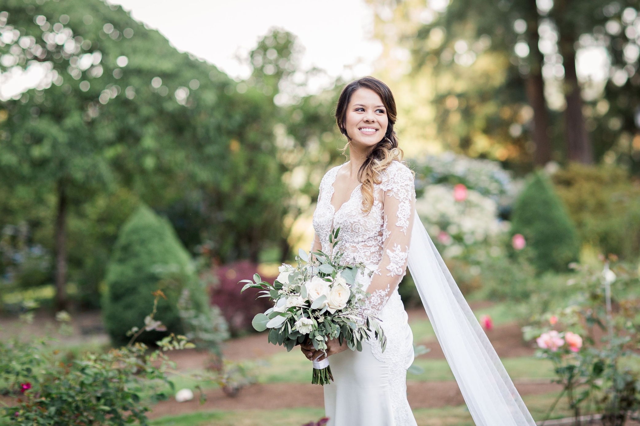 Long Sleeve Satin Wedding Dress (#Lindsey)