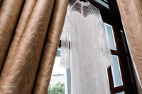 White Bridal Ao Dai | Vietnamese Lace Bridal Dress (#ISABELLE) - Dream Dresses by P.M.N.