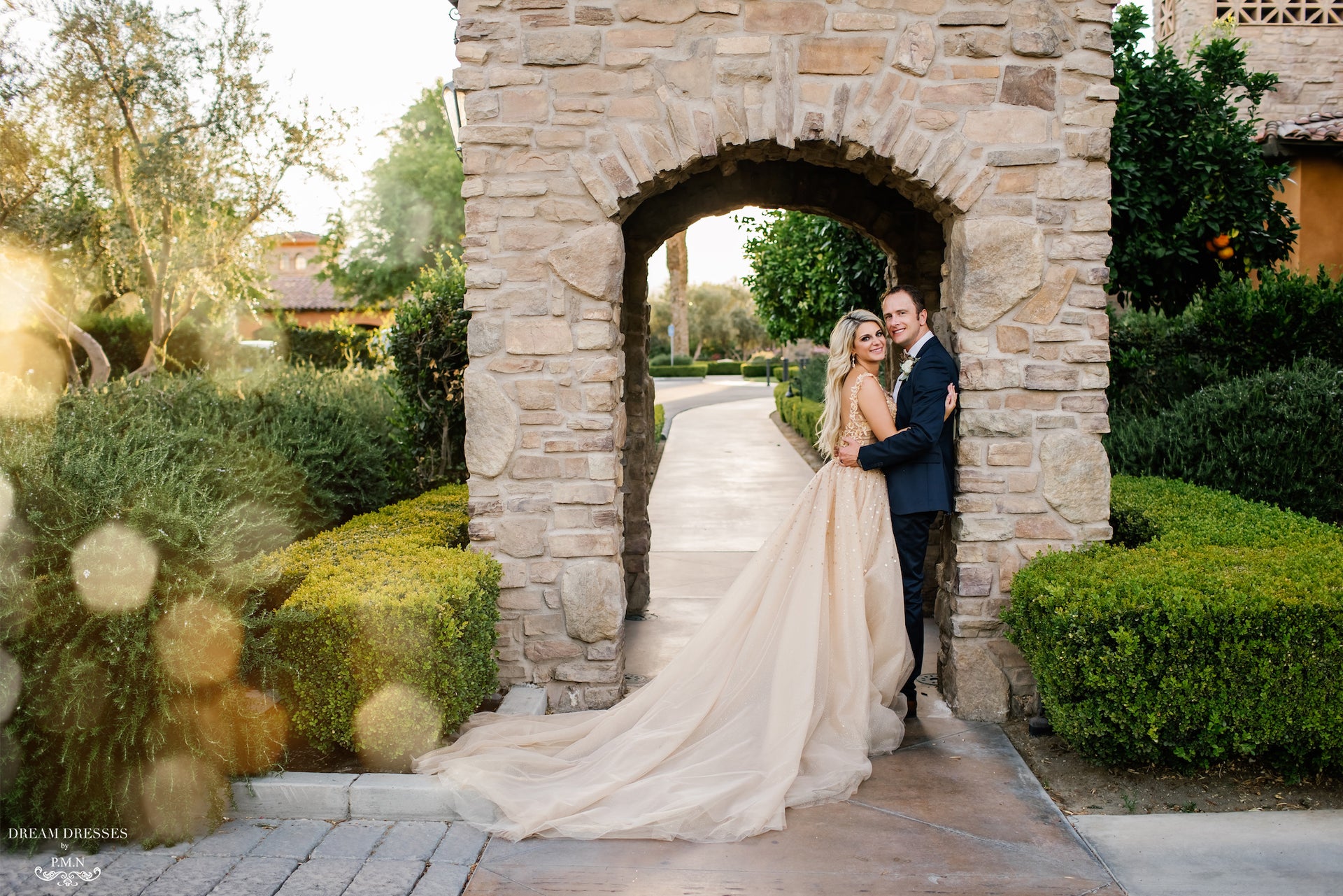 Non-traditional Gold Wedding Dress (#Adina) - Dream Dresses by P.M.N.