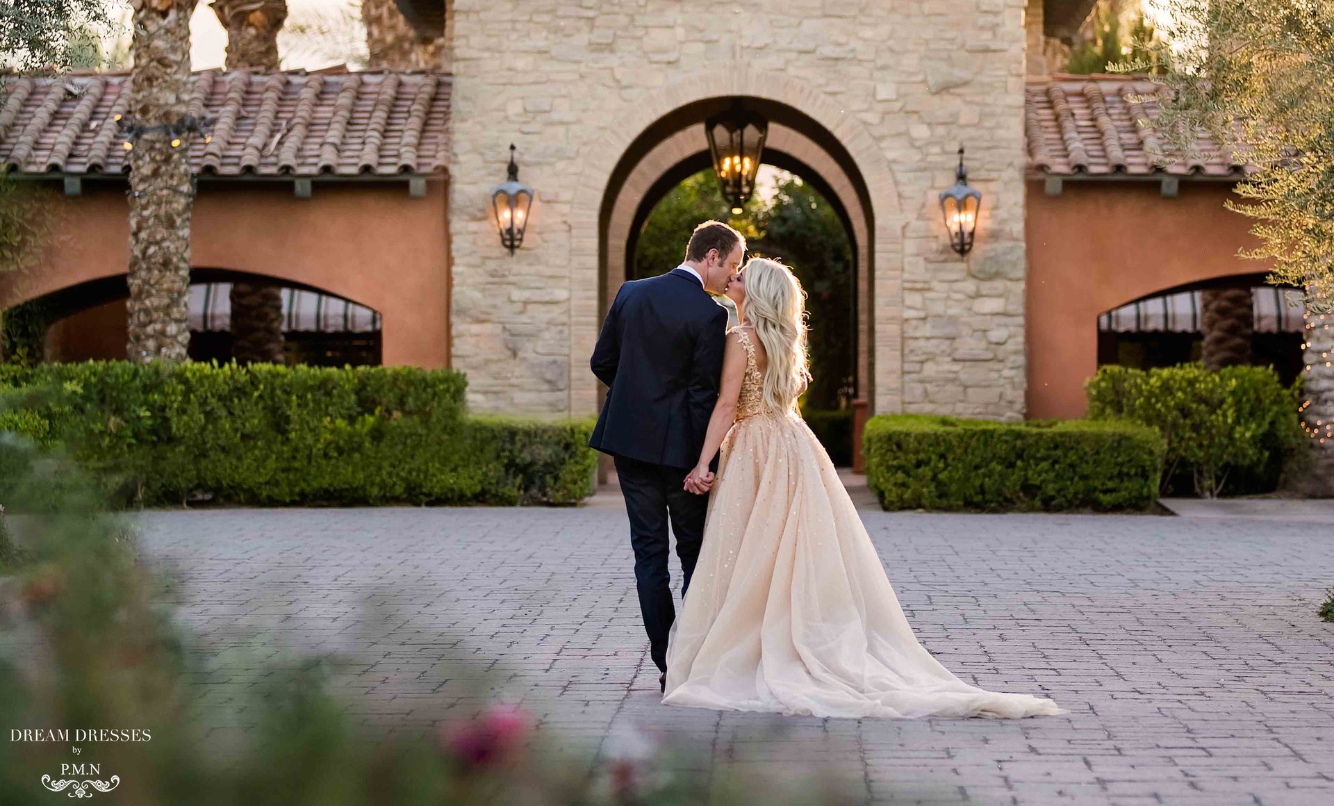 Non-traditional Gold Wedding Dress (#Adina) - Dream Dresses by P.M.N.