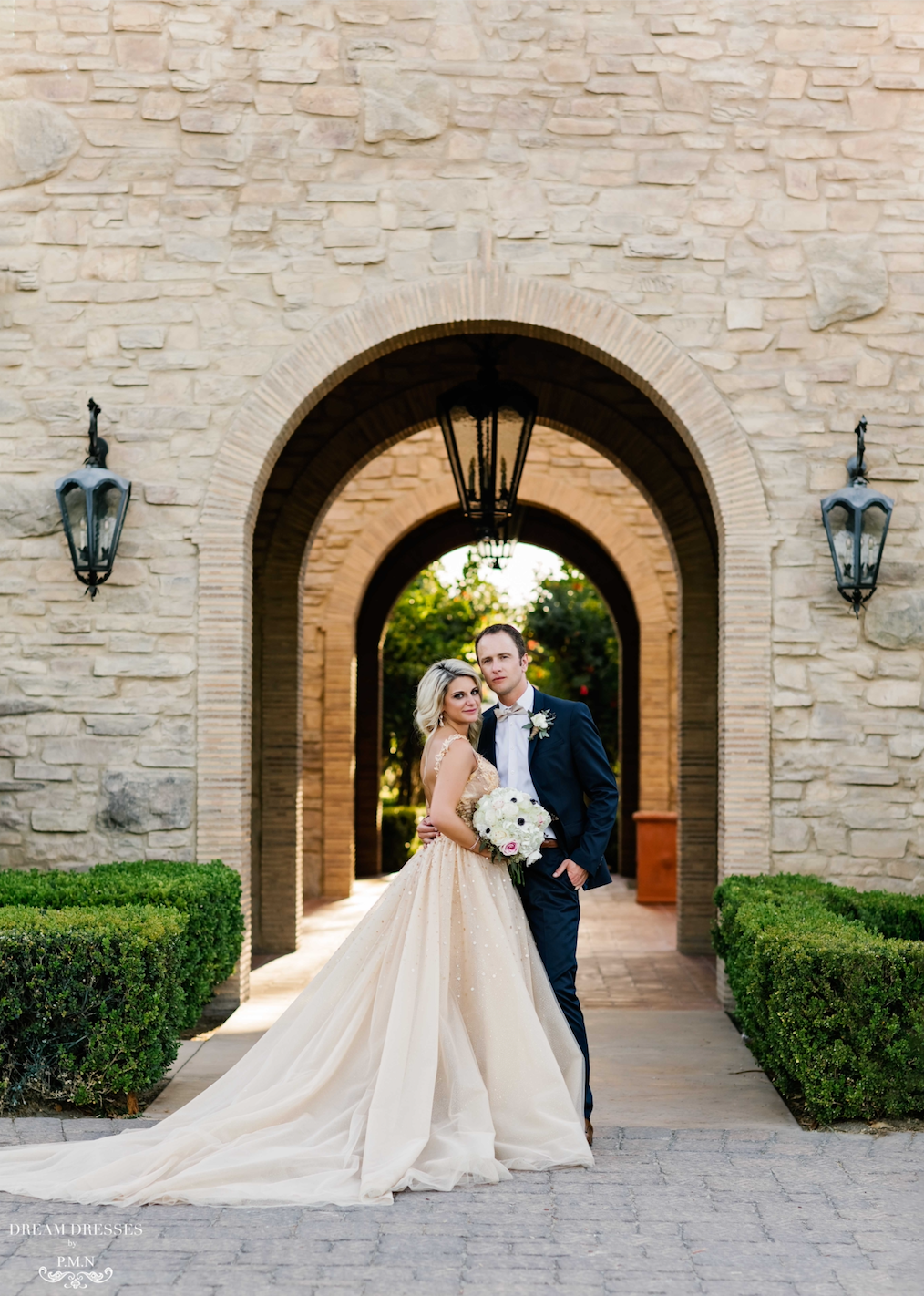 Non-traditional Gold Wedding Dress (#Adina) - Dream Dresses by P.M.N.