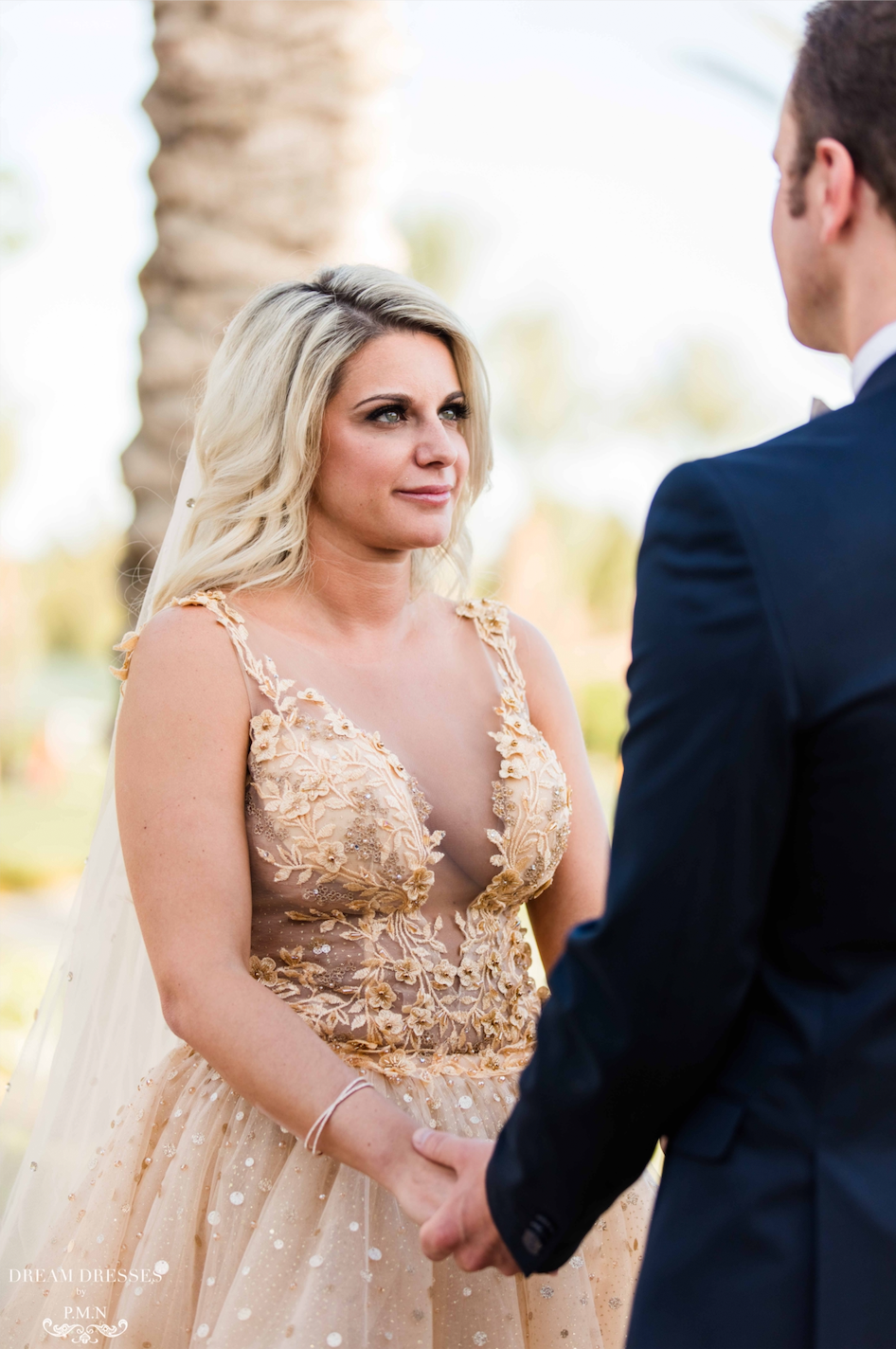 Non-traditional Gold Wedding Dress (#Adina) - Dream Dresses by P.M.N.