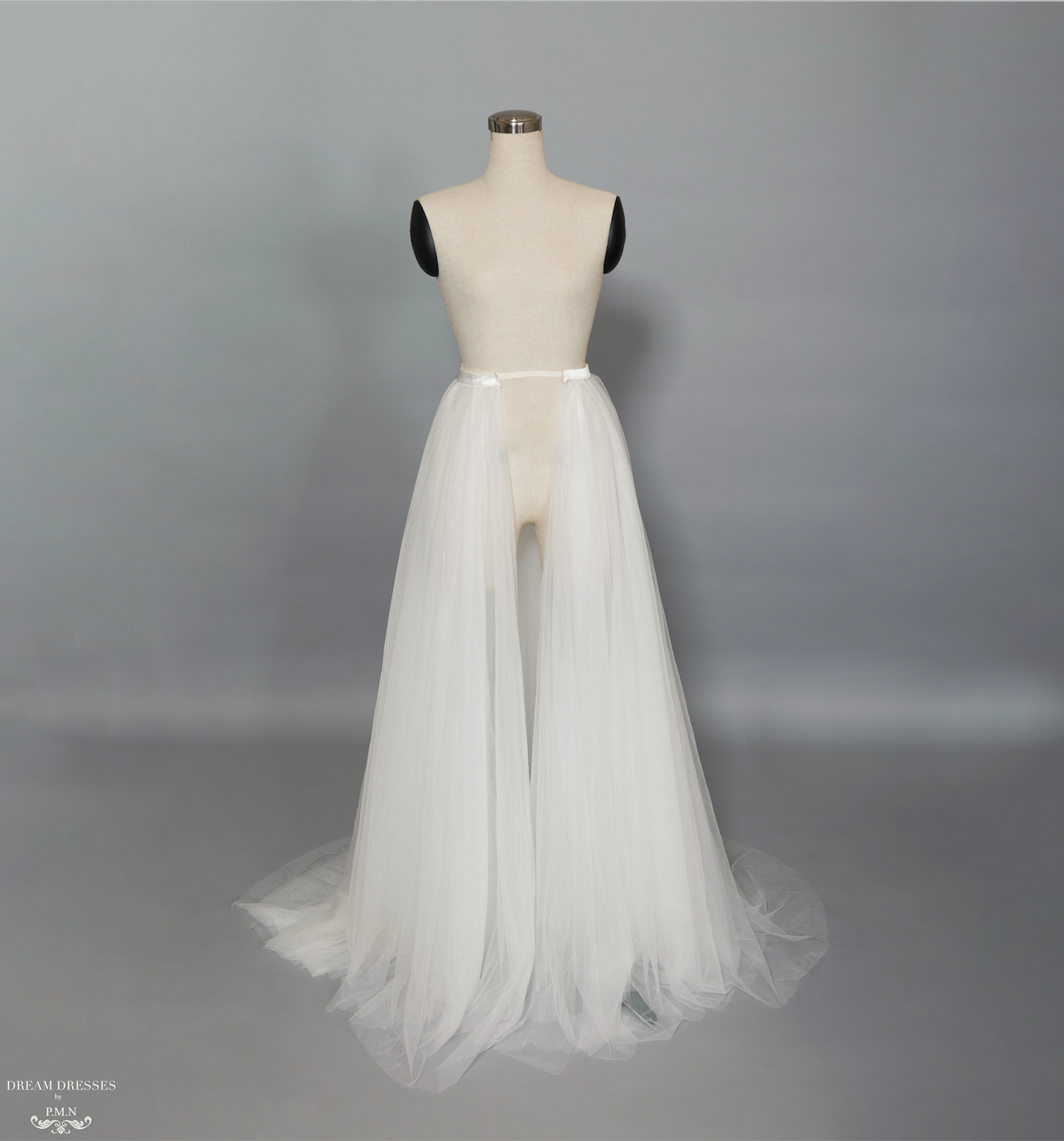 Tulle Detachable Bridal Overskirt (#Laila) - Dream Dresses by P.M.N.