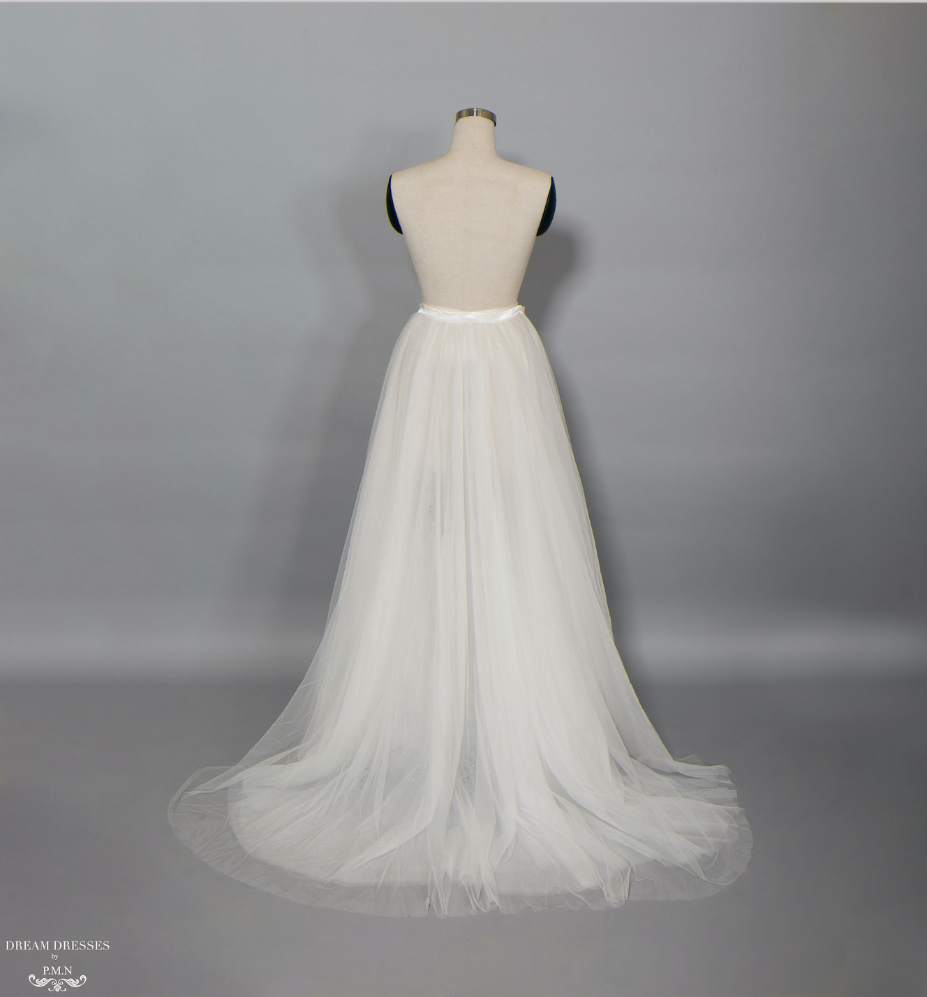 Detachable Bridal Tulle Overskirt Laila Dream Dresses Detachable Bridal Tulle Overskirt Laila Dream Dresses