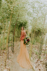 Red and Nude Tulle Dress (#Lacye) - Dream Dresses by P.M.N.