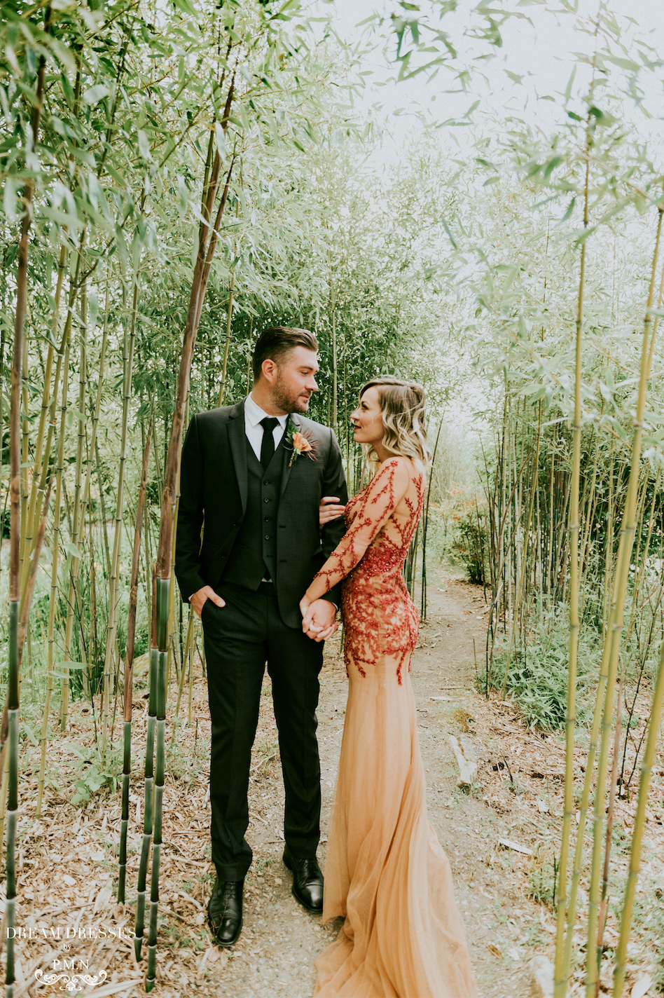 Red and Nude Tulle Dress (#Lacye) - Dream Dresses by P.M.N.