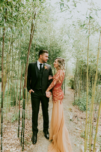 Red and Nude Tulle Dress (#Lacye) - Dream Dresses by P.M.N.