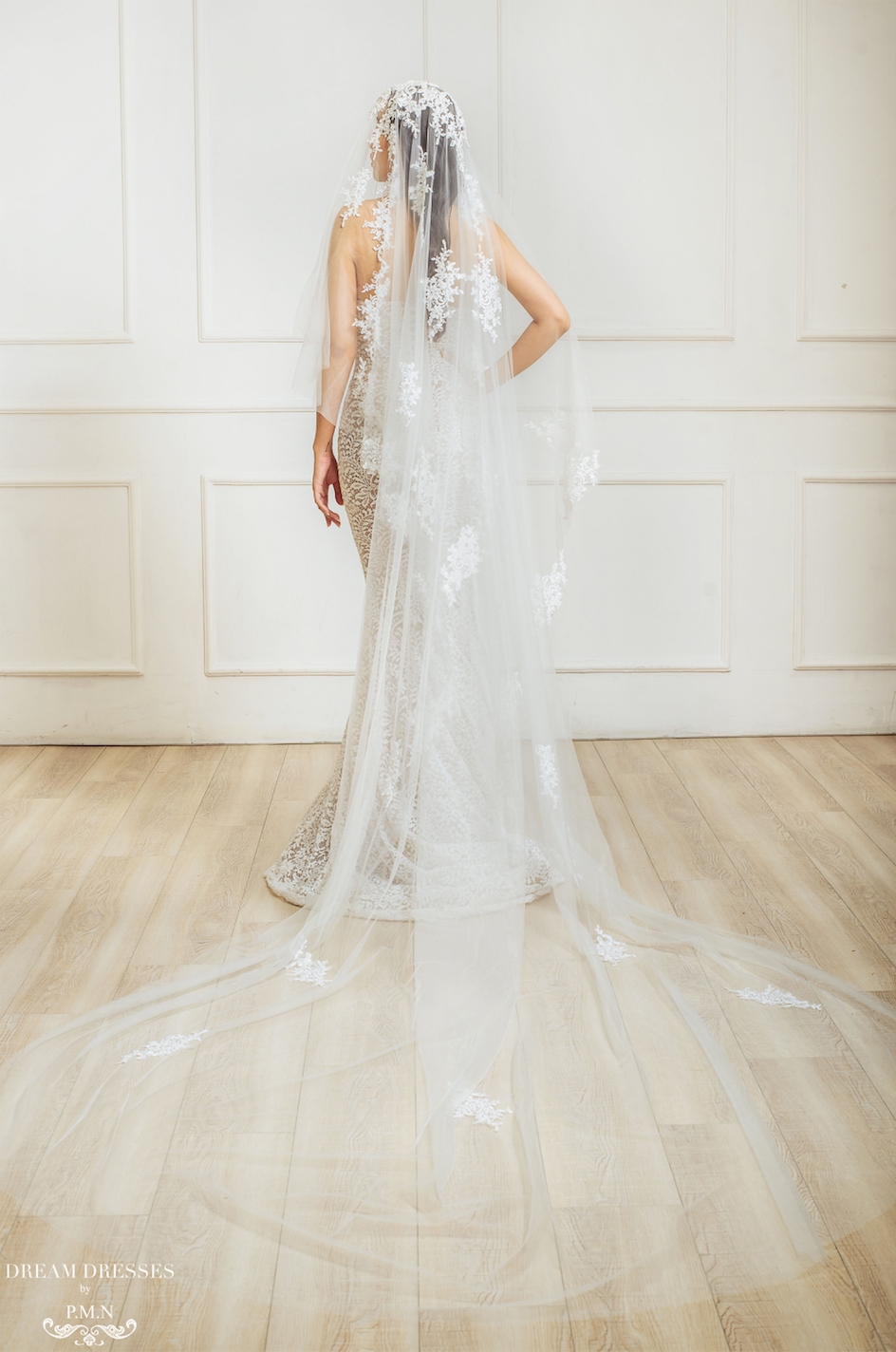 Old Hollywood Glamour Inspired Bridal Veil (#Meliza)