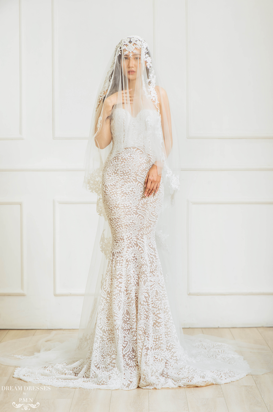 Old Hollywood Glamour Inspired Bridal Veil (#Meliza)