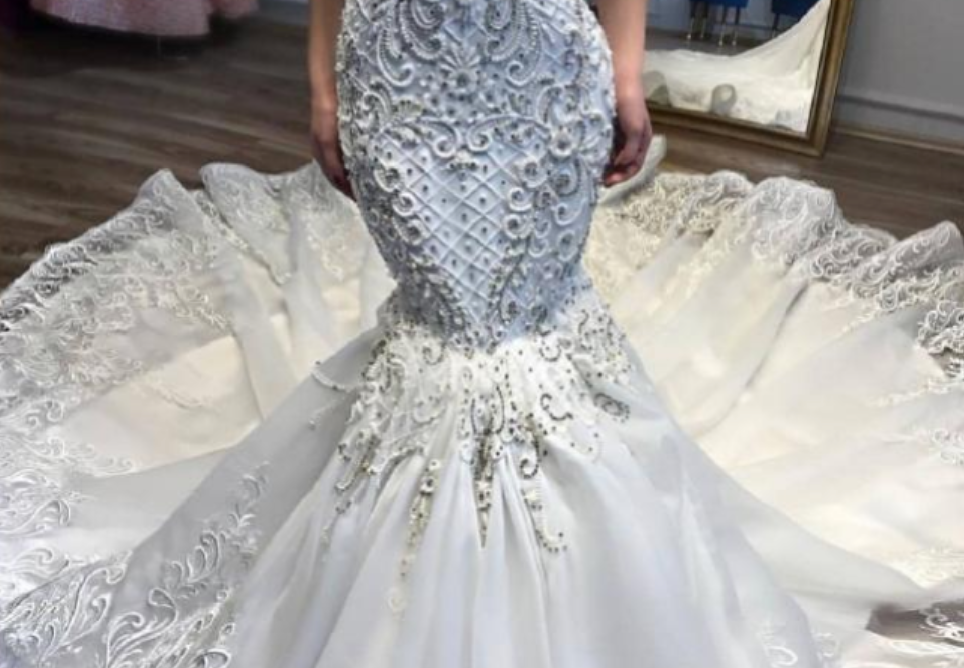 Custom Mermaid Wedding Dress for Danyell | Dream Dresses Custom Mermaid Wedding Dress for Danyell | Dream Dresses