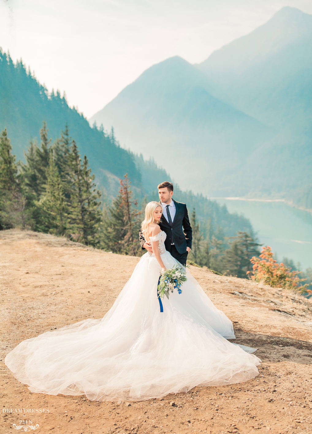 Detachable Bridal Overskirt (#Andreas) - Dream Dresses by P.M.N.