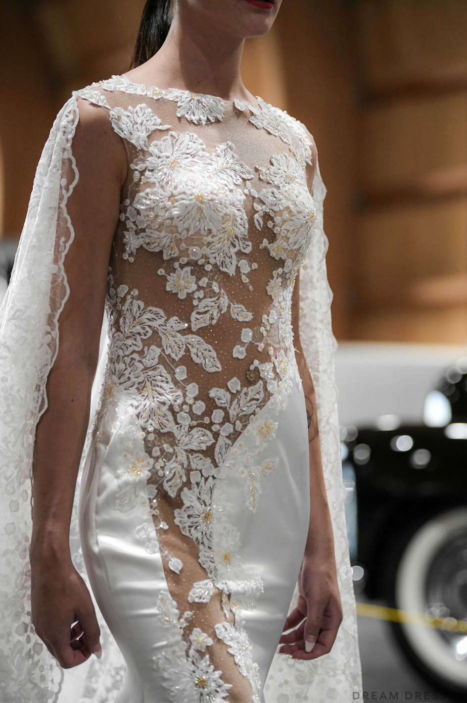 Illusion Cut-Out Wedding Dress (#Lucille)