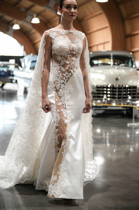 Illusion Cut-Out Wedding Dress (#Lucille) - Dream Dresses by P.M.N.