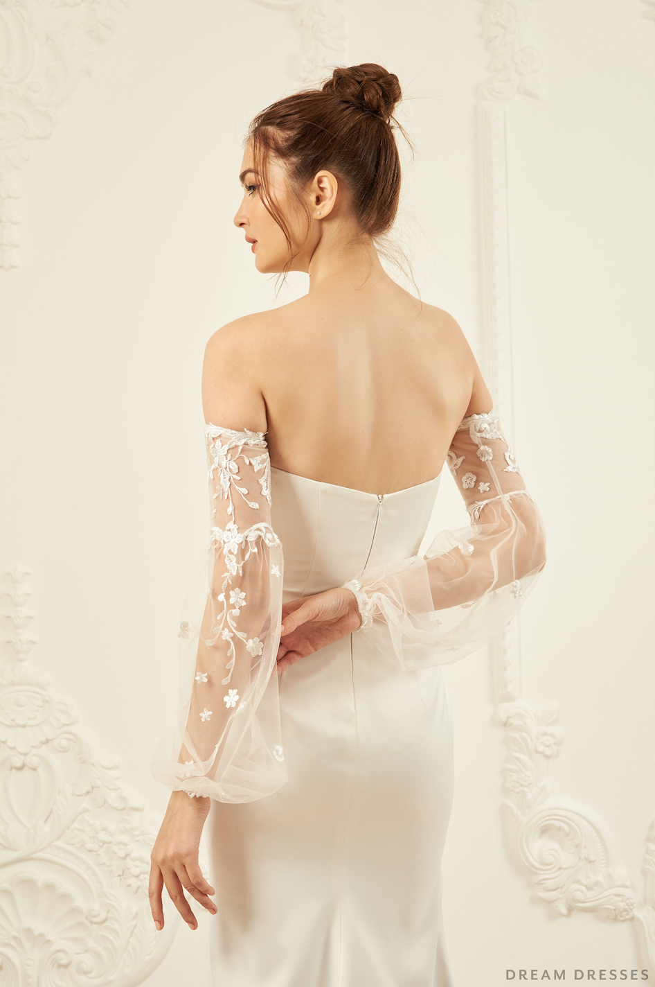 Detachable Sleeves for Wedding Dress (#ANAIS)