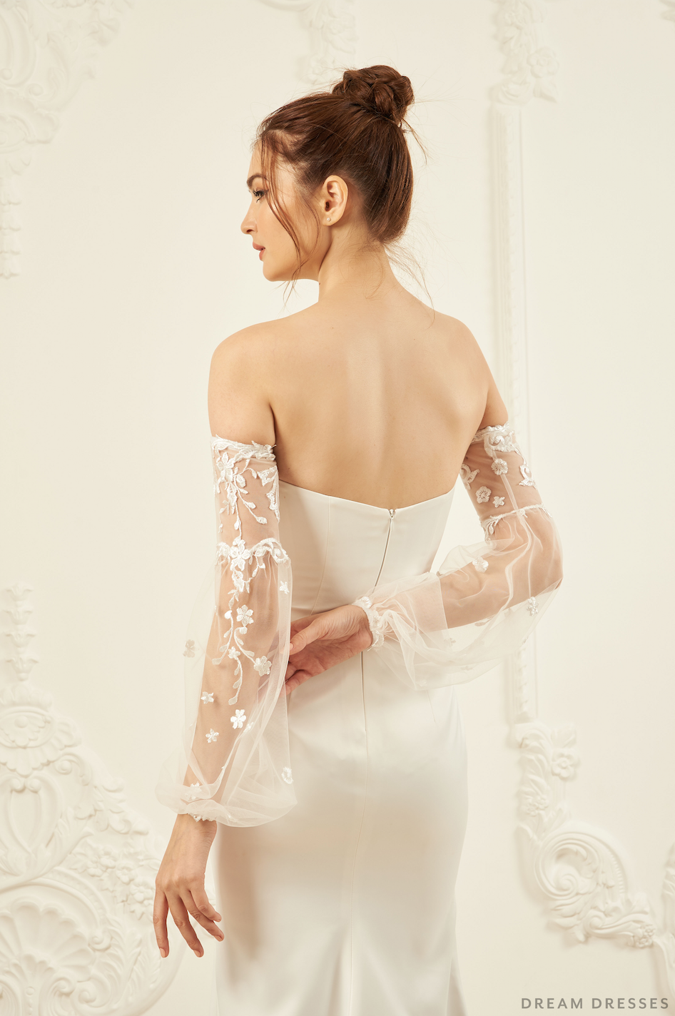 Detachable Sleeves for Wedding Dress (#ANAIS) - Dream Dresses by P.M.N.