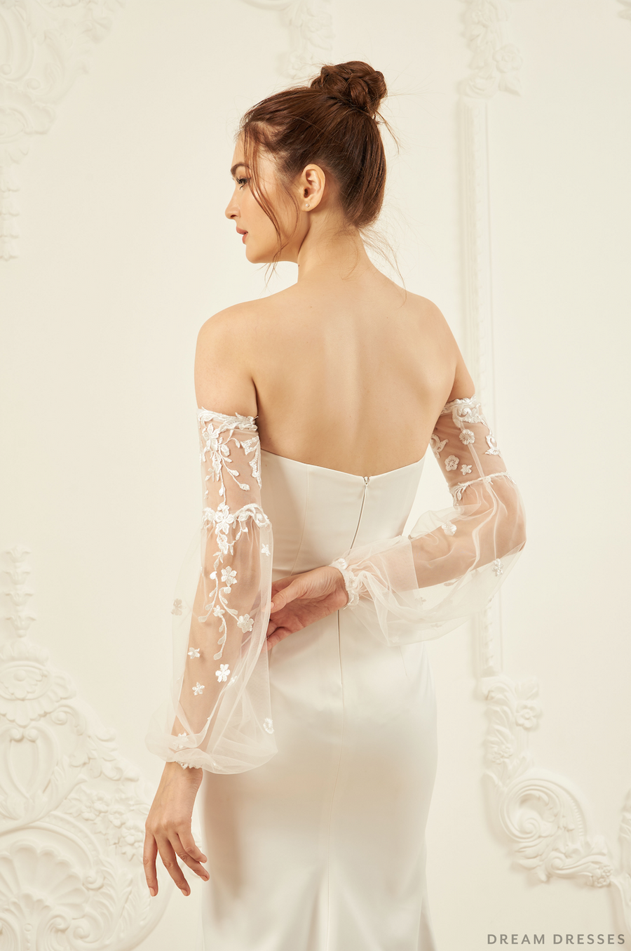 Detachable Sleeves for Wedding Dress (#ANAIS) - Dream Dresses by P.M.N.