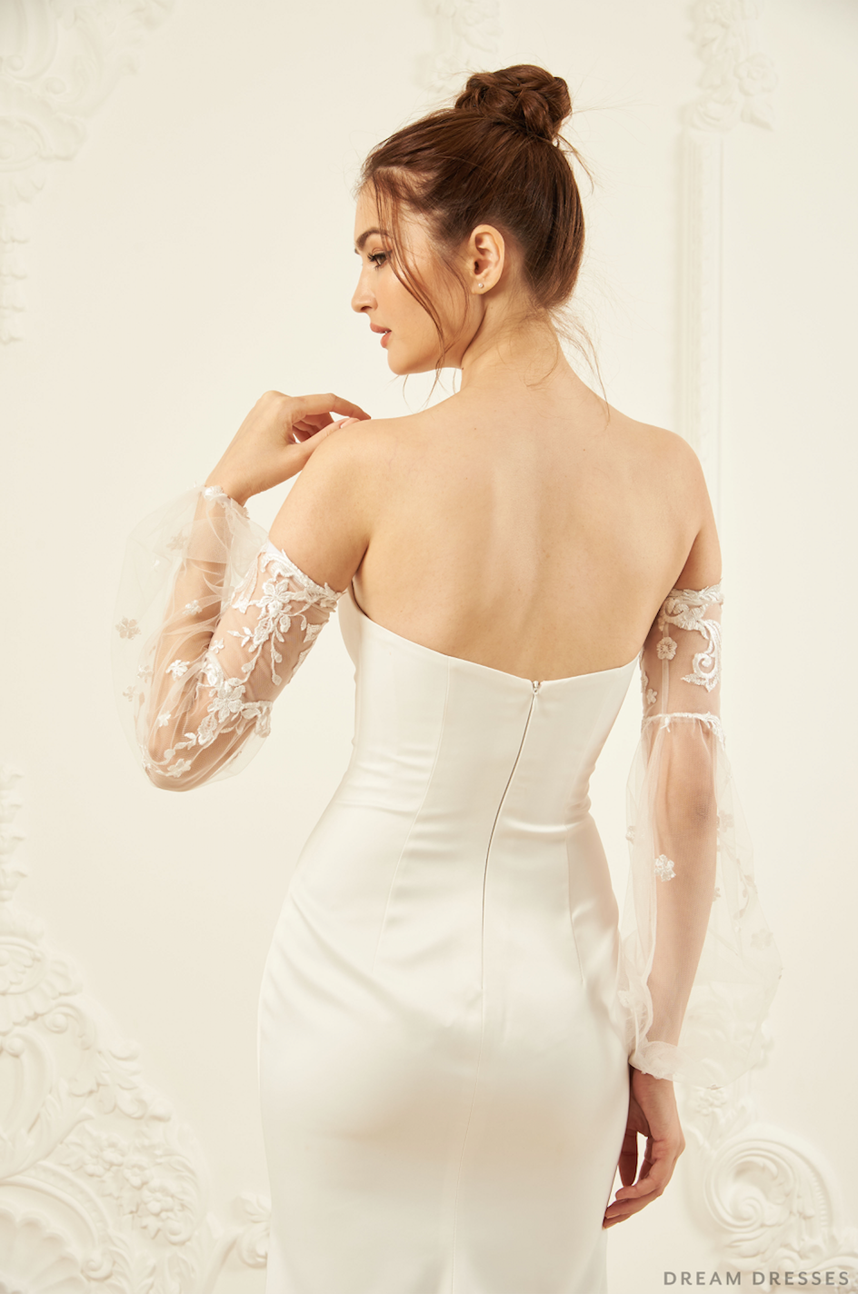 Detachable Sleeves for Wedding Dress (#ANAIS) - Dream Dresses by P.M.N.