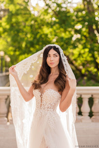 Mantilla Lace Veil (#Tyana) - Dream Dresses by P.M.N.