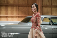 Red and Nude Couture Cocktail Dress (#Regina) - Dream Dresses by P.M.N.