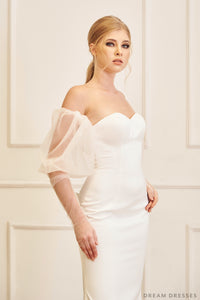 Detachable Bridal Sleeves (#VALE) - Dream Dresses by P.M.N.