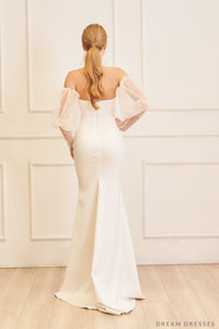 Detachable Bridal Sleeves (#VALE) - Dream Dresses by P.M.N.