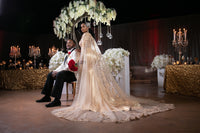Lace Bridal Cape Veil (#BETHA) - Dream Dresses by P.M.N.