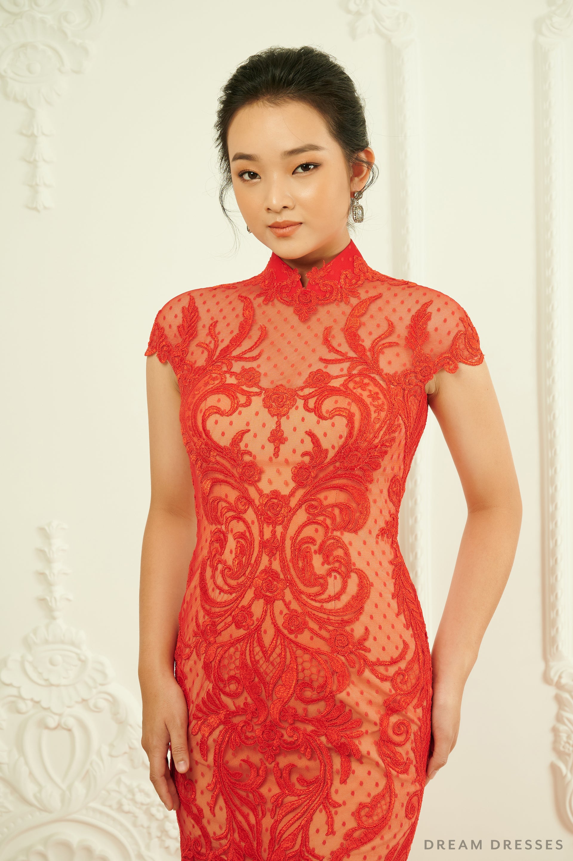 Chinese Inspired Red Wedding Dress (#Yanlin) - Dream Dresses by P.M.N.