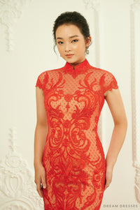 Chinese Inspired Red Wedding Dress (#Yanlin) - Dream Dresses by P.M.N.