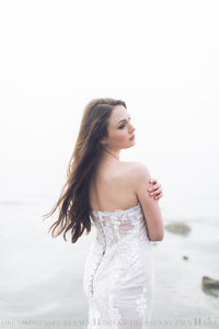 Custom Made Long Sleeve Beaded Lace Wedding Dress (Style # IngaLisa PB109) - Dream Dresses by P.M.N
 - 17