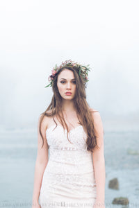 Custom Made Long Sleeve Beaded Lace Wedding Dress (Style # IngaLisa PB109) - Dream Dresses by P.M.N
 - 18
