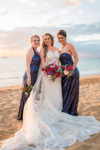 Lace Trim Bridal Veil (#Diantha) - Dream Dresses by P.M.N.