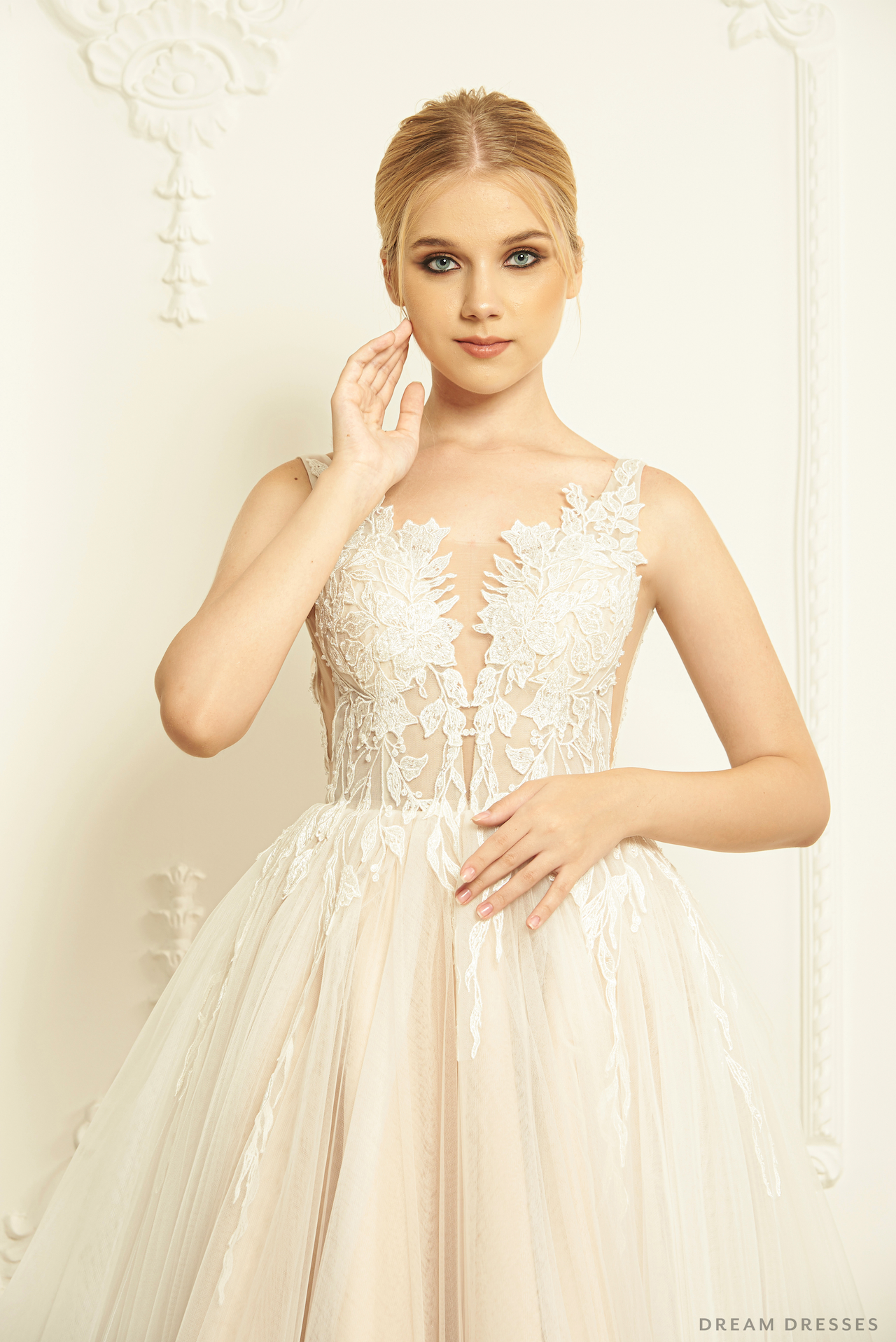 Lace Ball Gown Wedding Dress (#Kaytie) - Dream Dresses by P.M.N.