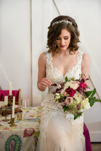 Asymmetrical Sheer Back Wedding Dress (#Jessica) - Dream Dresses by P.M.N
 - 9