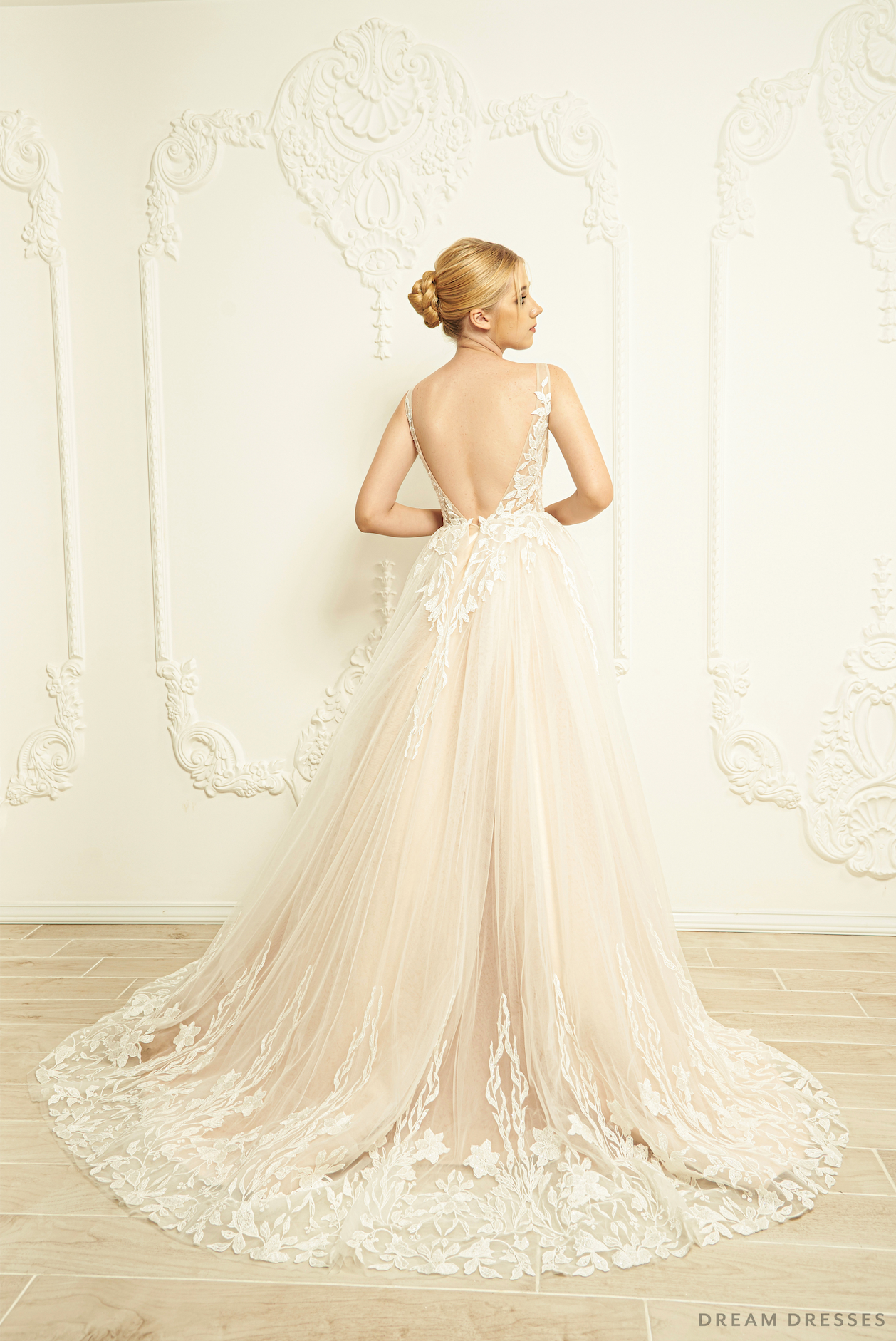 Lace Ball Gown Wedding Dress (#Kaytie) - Dream Dresses by P.M.N.
