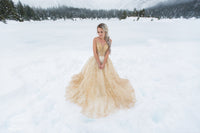 Gold Ball Gown (#Theia) - Dream Dresses by P.M.N.