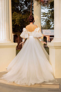 Removable Puff Sleeves for Wedding Dress (#SIBILLA) - Dream Dresses by P.M.N.