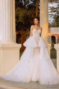 Removable Tiered Overskirt (#Iva) - Dream Dresses by P.M.N.