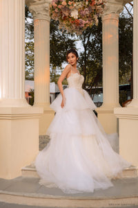 Removable Tiered Overskirt (#Iva) - Dream Dresses by P.M.N.
