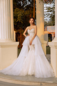 Removable Tiered Overskirt (#Iva) - Dream Dresses by P.M.N.