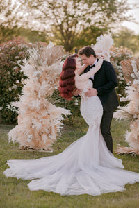 Lace and Tulle Mermaid Wedding Dress (#Julieta) - Dream Dresses by P.M.N.