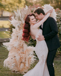 Lace and Tulle Mermaid Wedding Dress (#Julieta) - Dream Dresses by P.M.N.