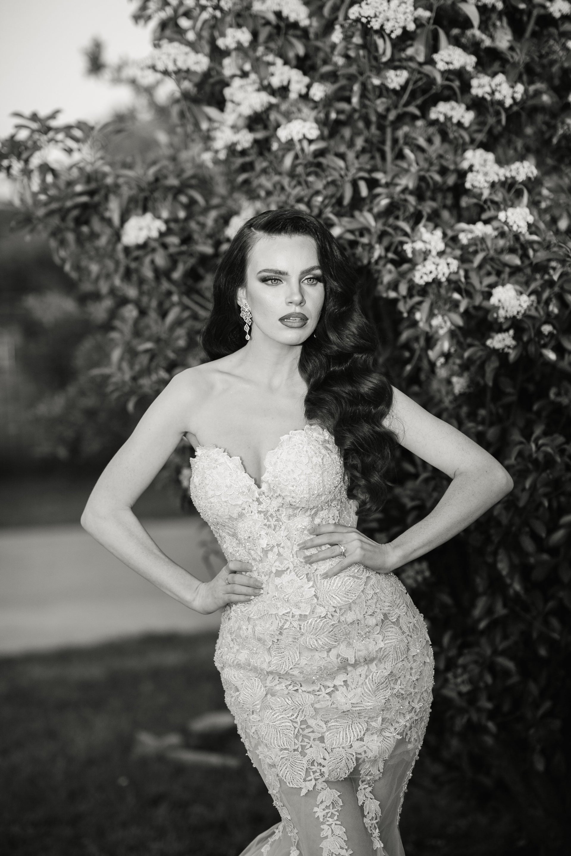 Lace and Tulle Mermaid Wedding Dress (#Julieta) - Dream Dresses by P.M.N.