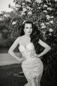 Lace and Tulle Mermaid Wedding Dress (#Julieta) - Dream Dresses by P.M.N.