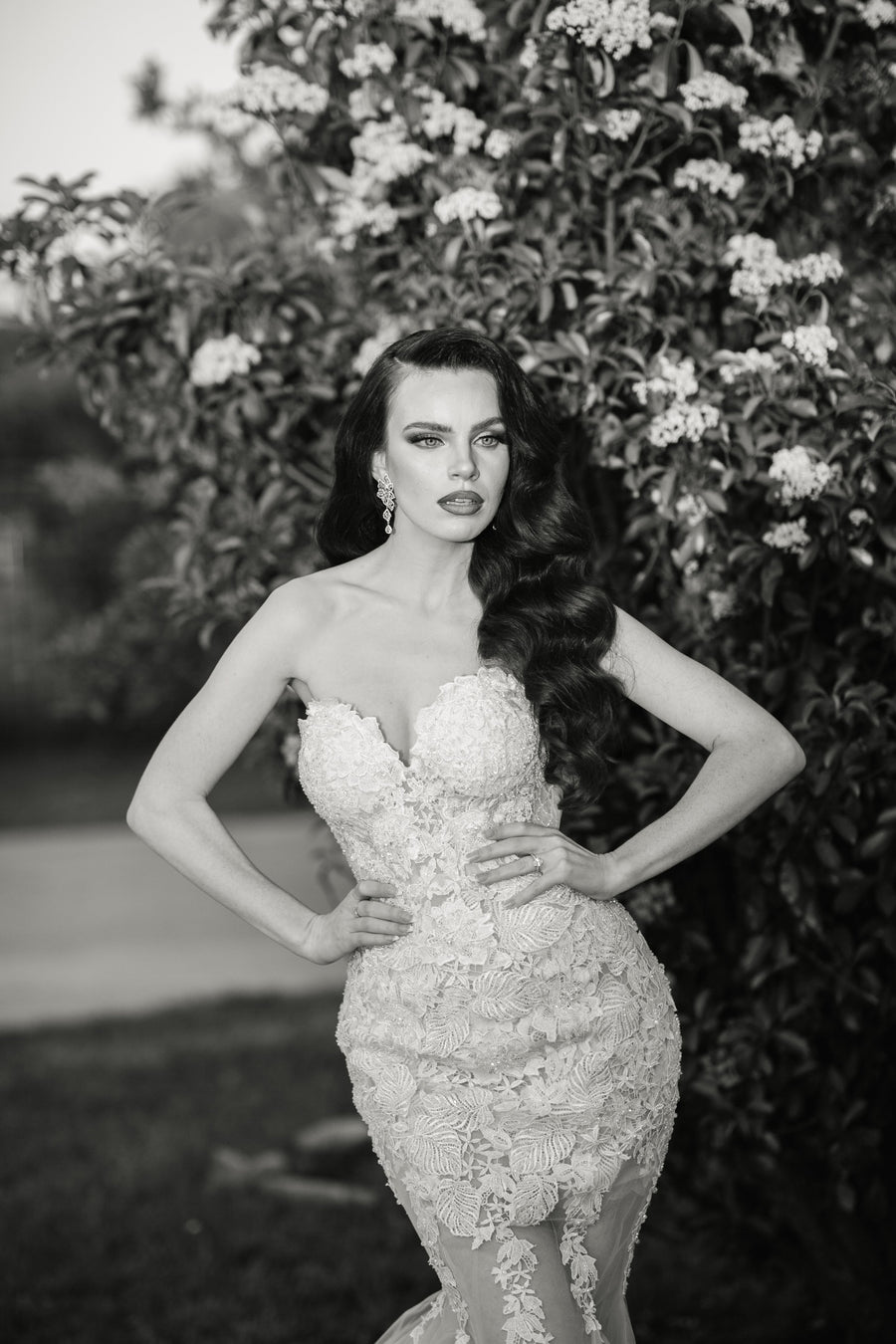 Lace and Tulle Mermaid Wedding Dress (#Julieta) - Dream Dresses by P.M.N.